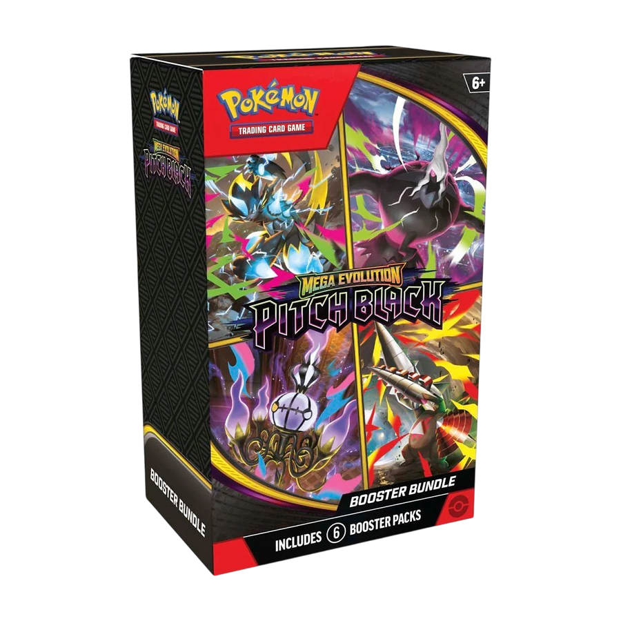 (PRE ORDER) Pokémon TCG: Mega Evolution-Pitch Black Booster Bundle (6 Packs)